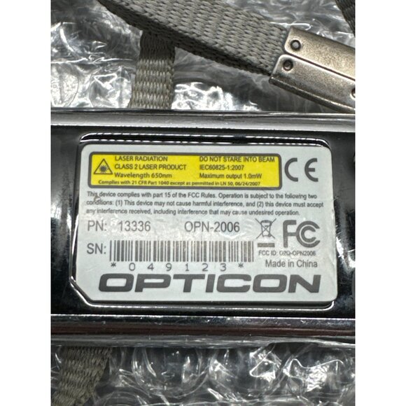 Opticon USB Barcode Scanner With Cable & Lanyard for Scanning Books - Picture 3 of 3